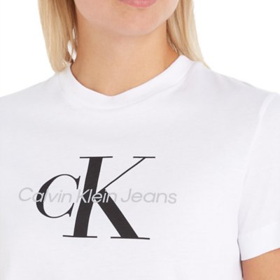 Tee-shirt à manches courtes femme Core Monogram Regular CALVIN KLEIN