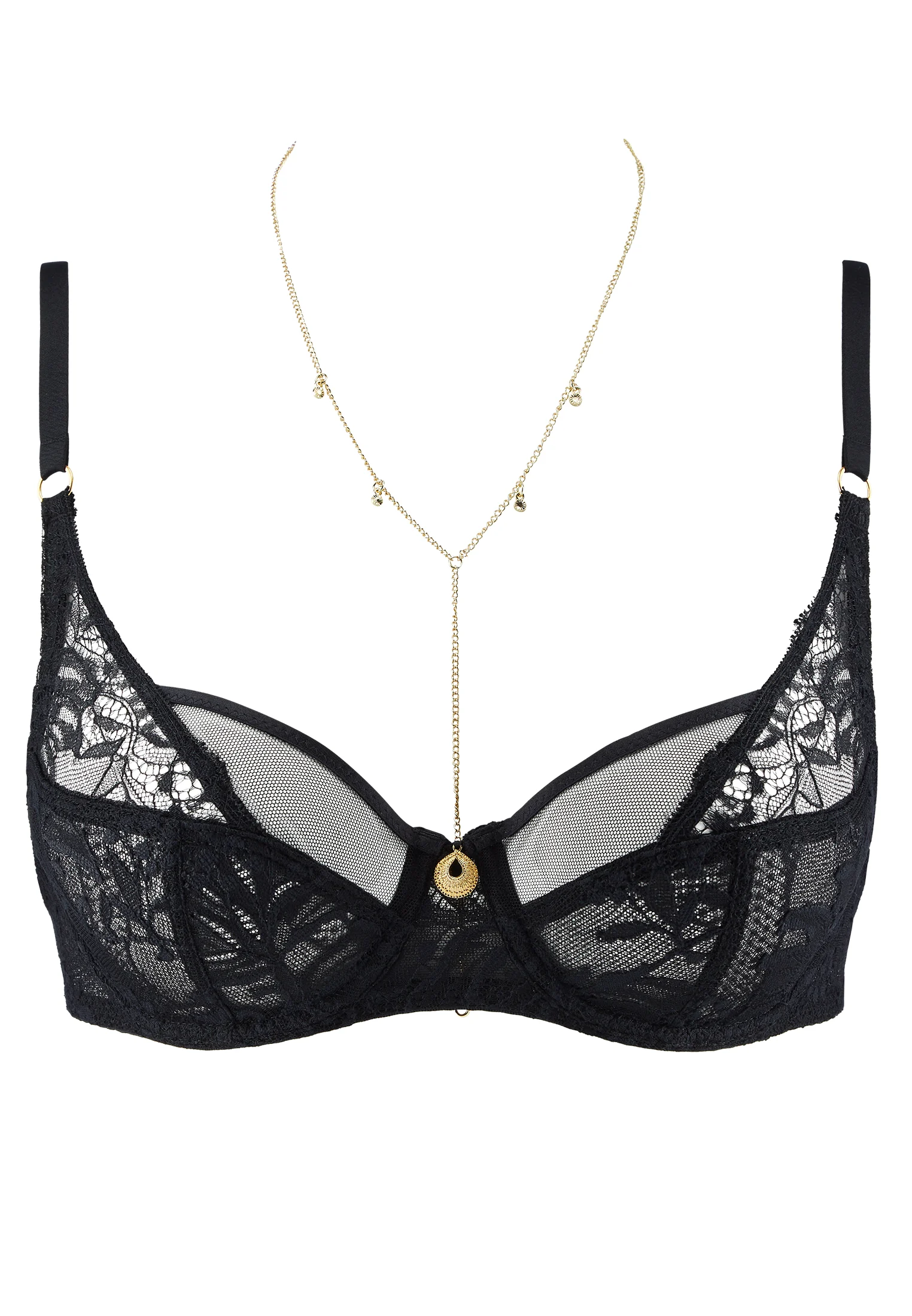 GOLD PLEASURE - Soutien-gorge emboîtant | Noir