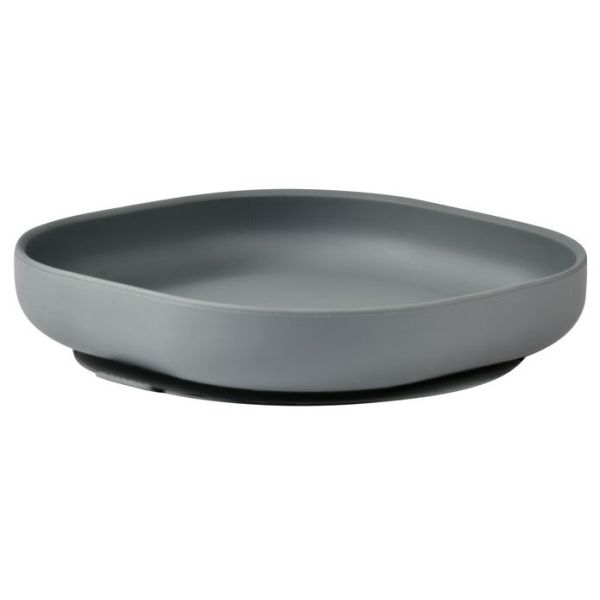 Béaba Bord Met Zuignap Siliconen Mineral Grey