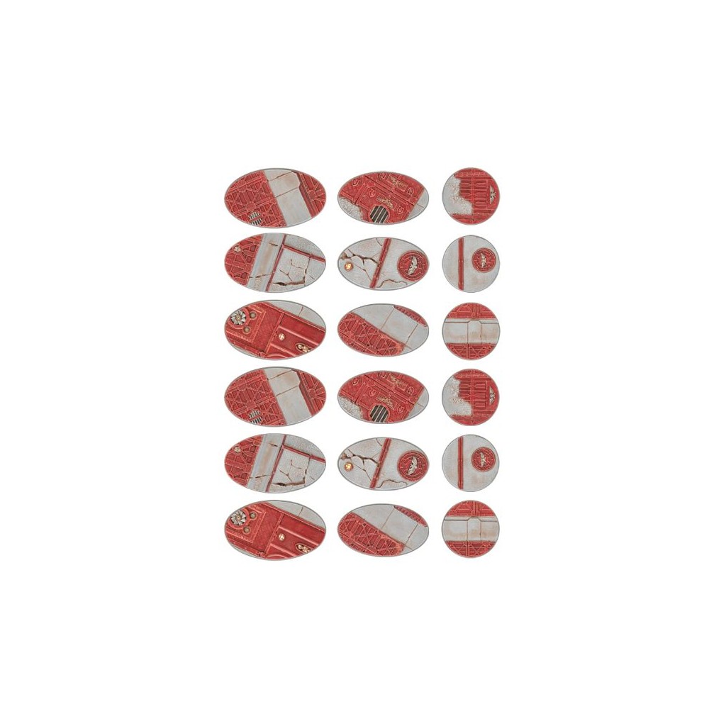 Citadel : Socles - Sector Imperialis 60mm Round Bases & 75/90mm Oval Bases