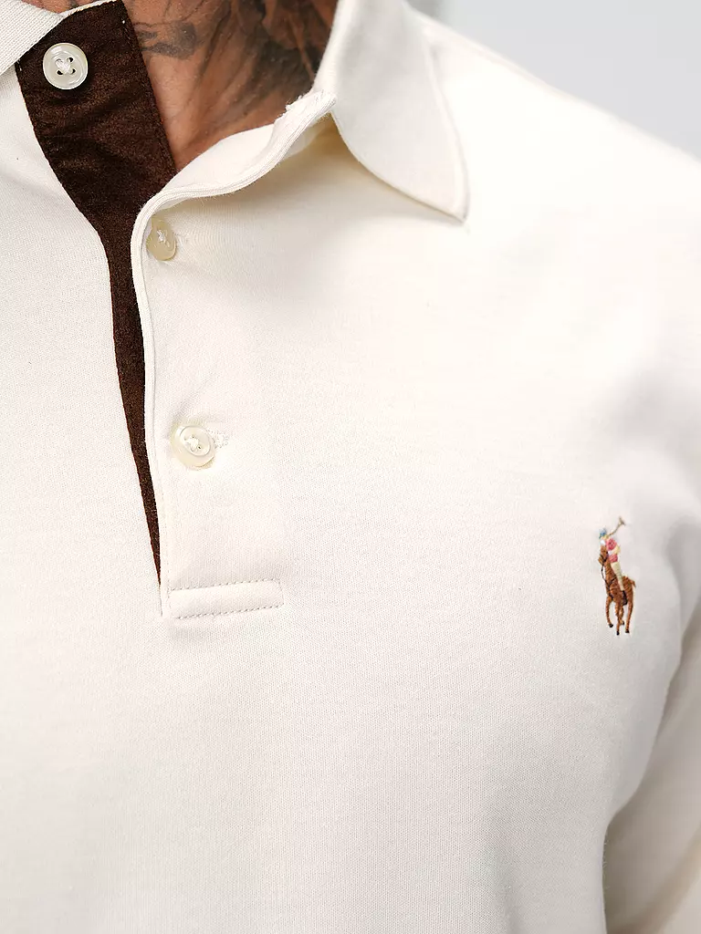 POLO RALPH LAUREN Poloshirt Custom Slim Fit creme