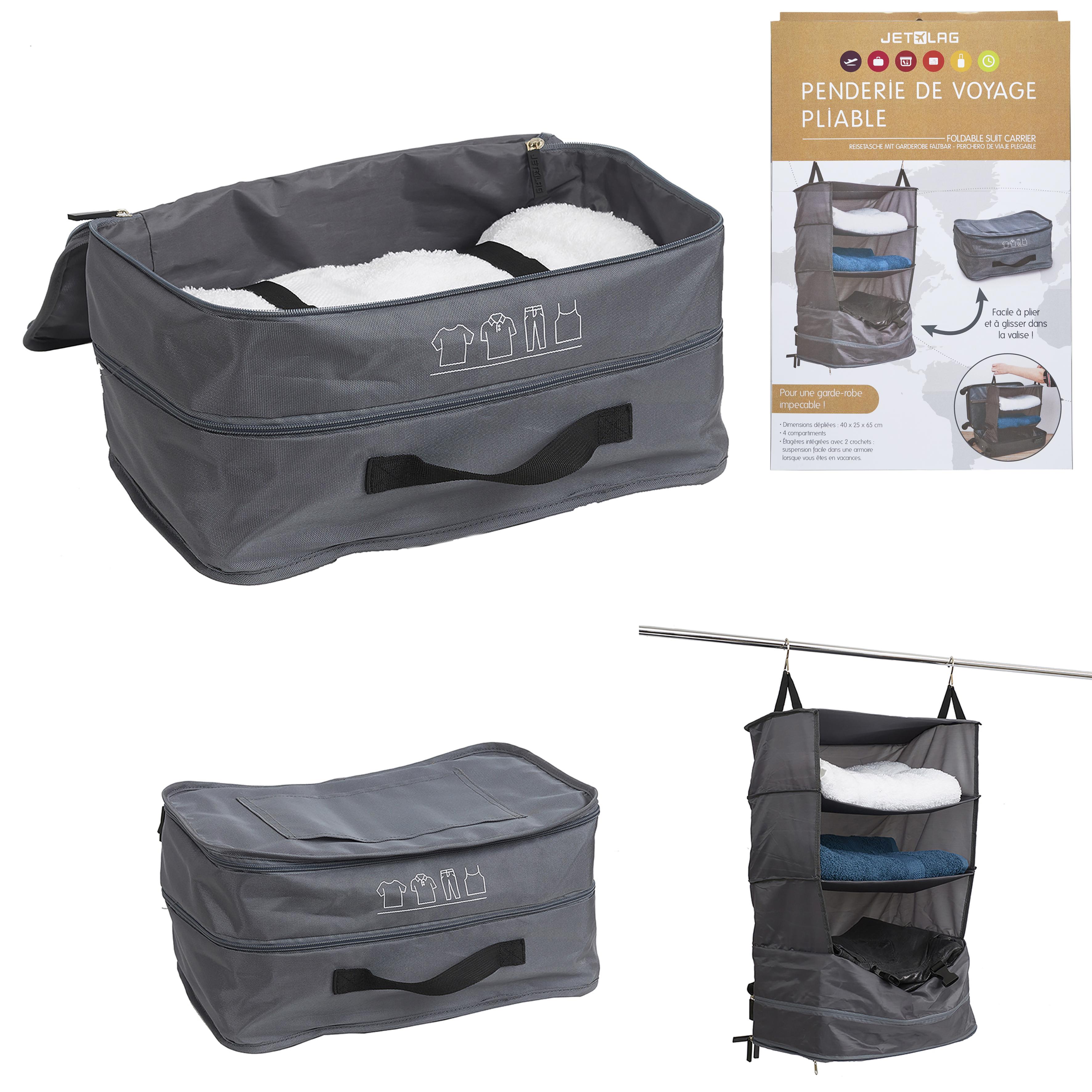 PENDERIE DE VOYAGE PLIABLE 54X44X29CM