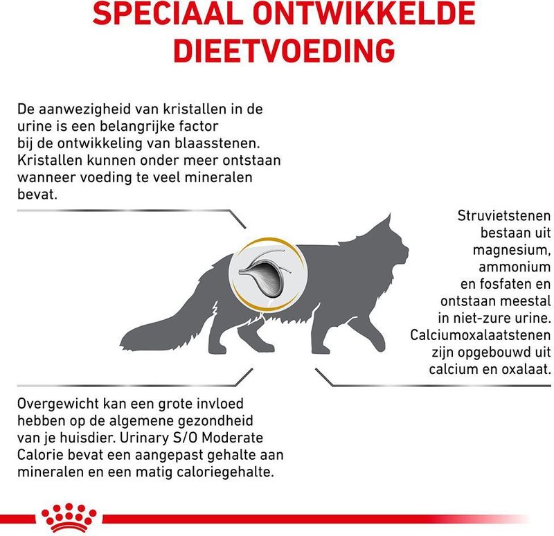 Royal Canin - Urinary S/O Moderate Calorie - Kattenvoer - 9kg