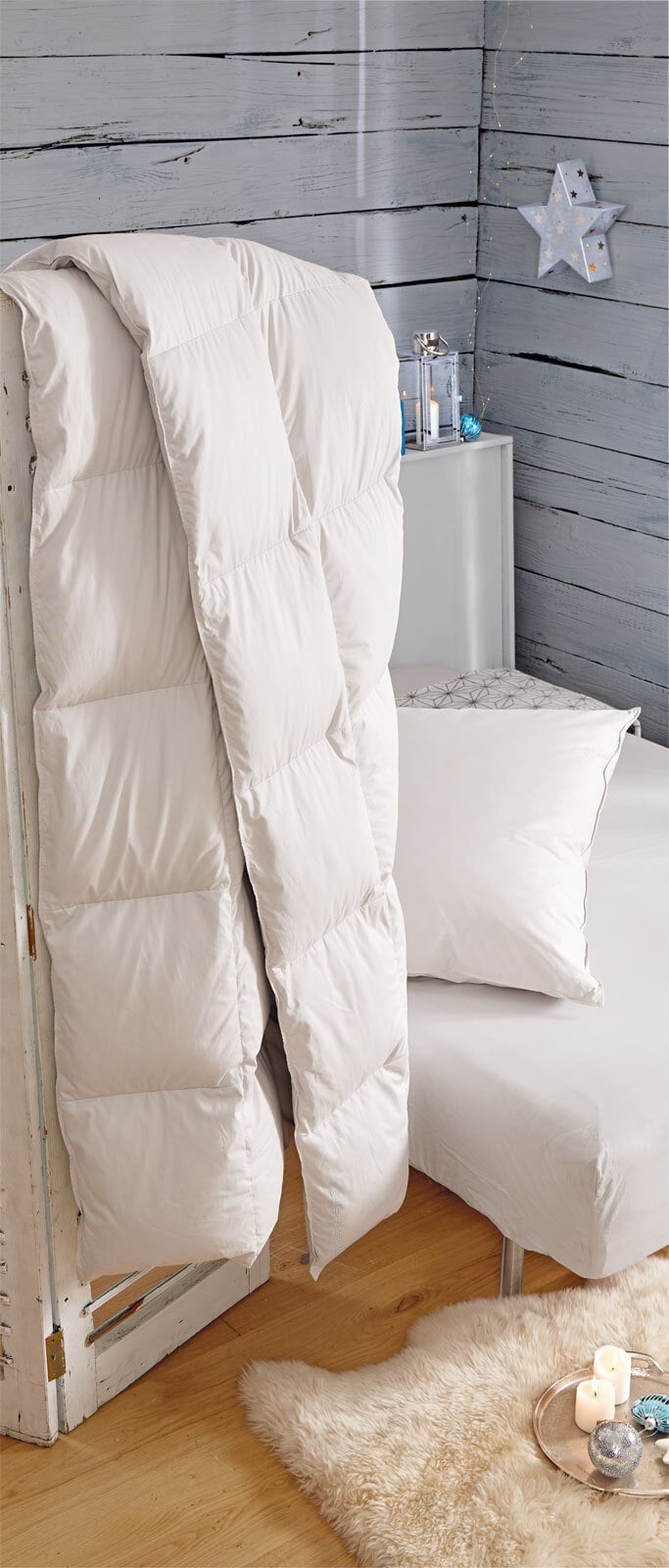 CENTA-STAR Feder-Kopfkissen GOLF VON ALASKA 80 x 80 cm 900 g