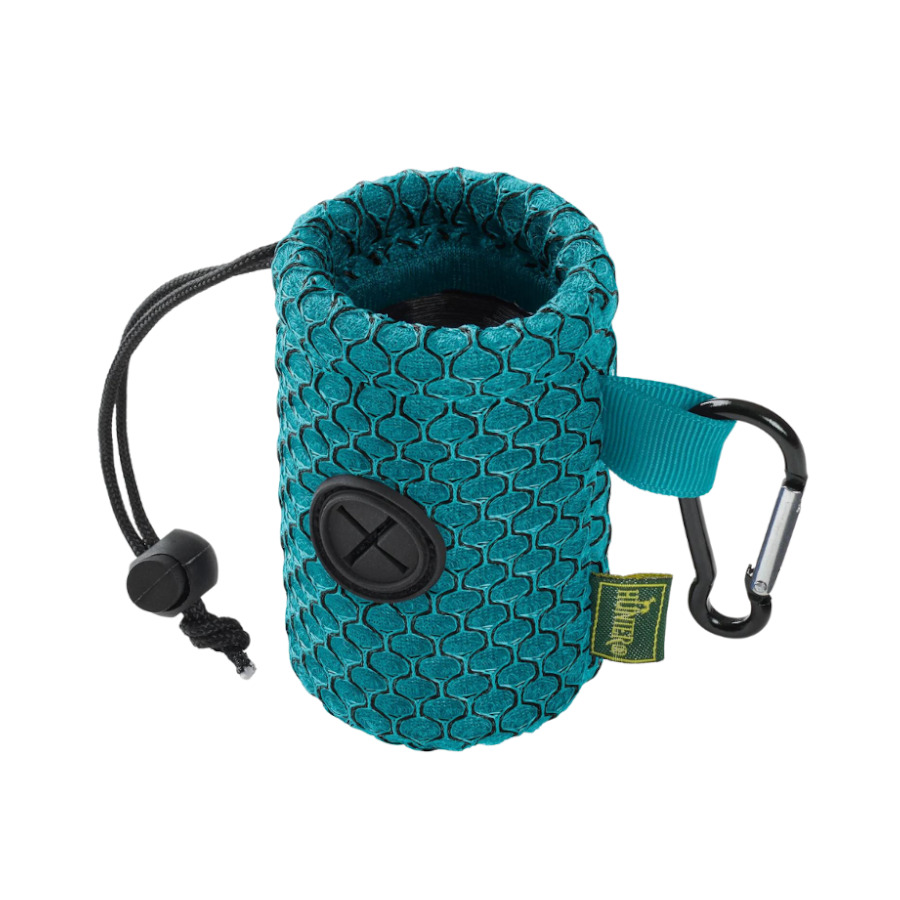 Porta-sacos Hunter Hilo Turquesa com Mosquetão para Cães
