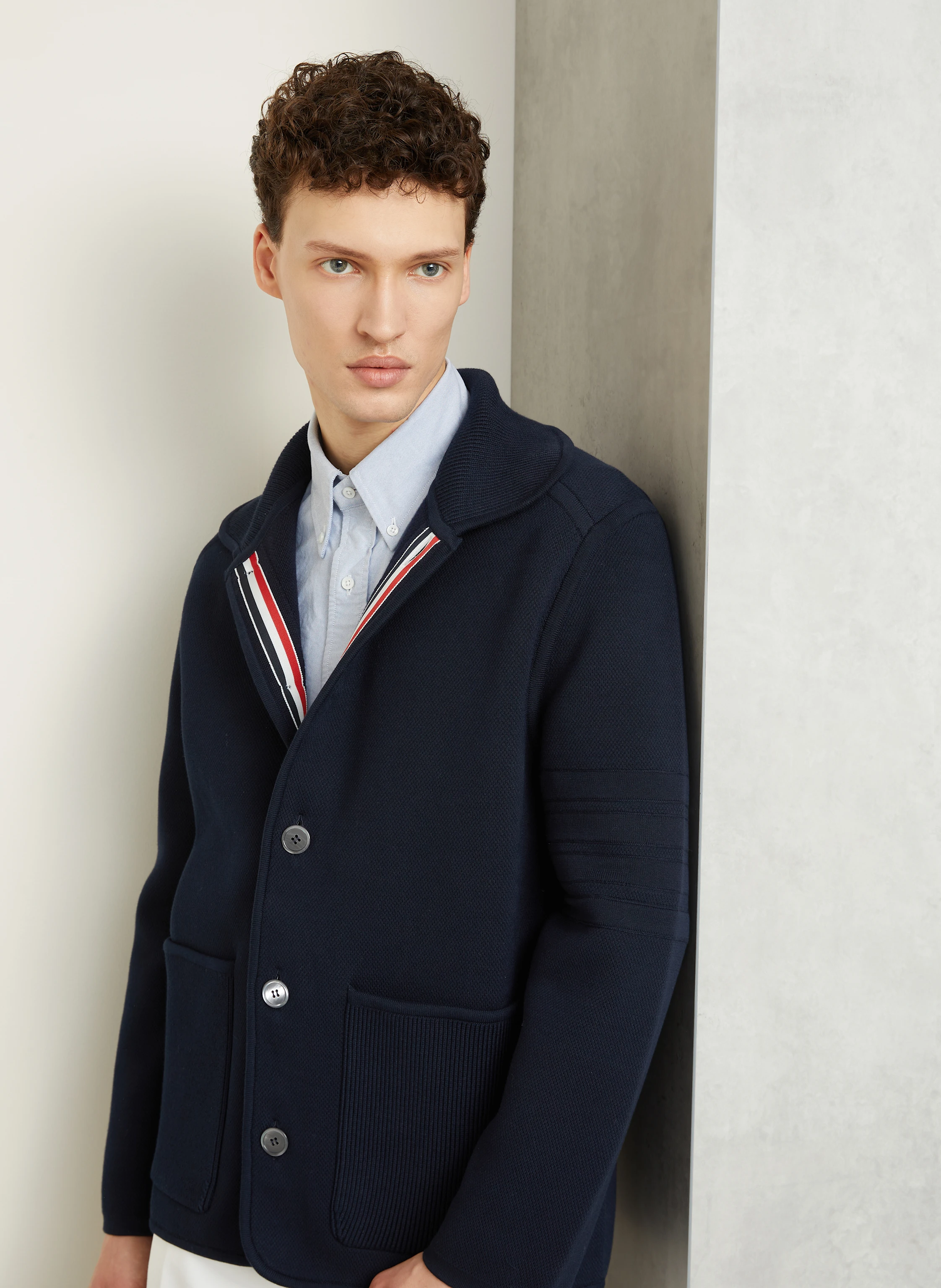 THOM BROWNE. Strickjacke