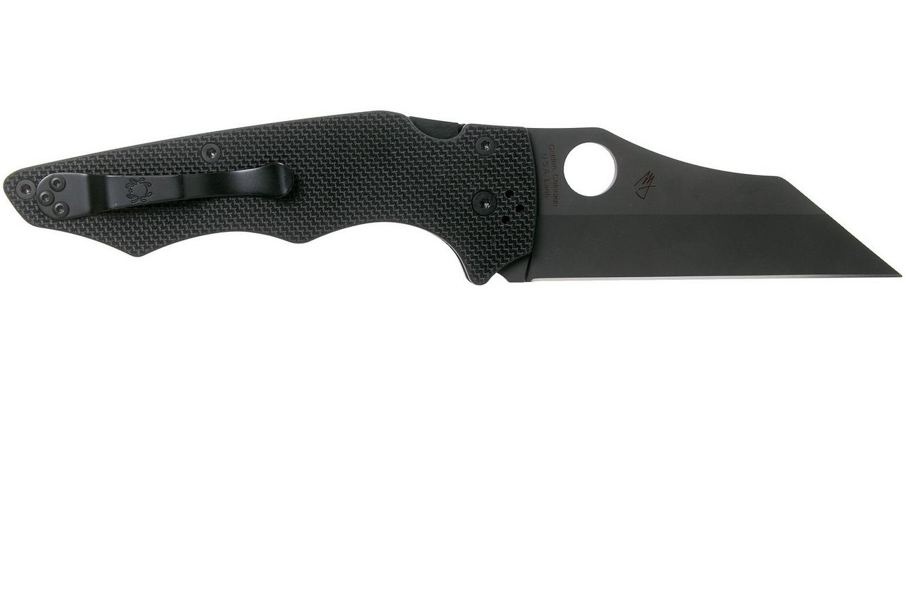 Spyderco YoJumbo Black C253GPBBK Black G10 zakmes, Michael Janich design