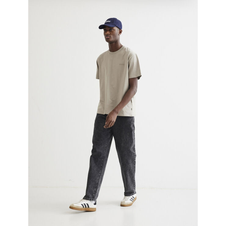Woodbird WBBaine Base tee Light grey