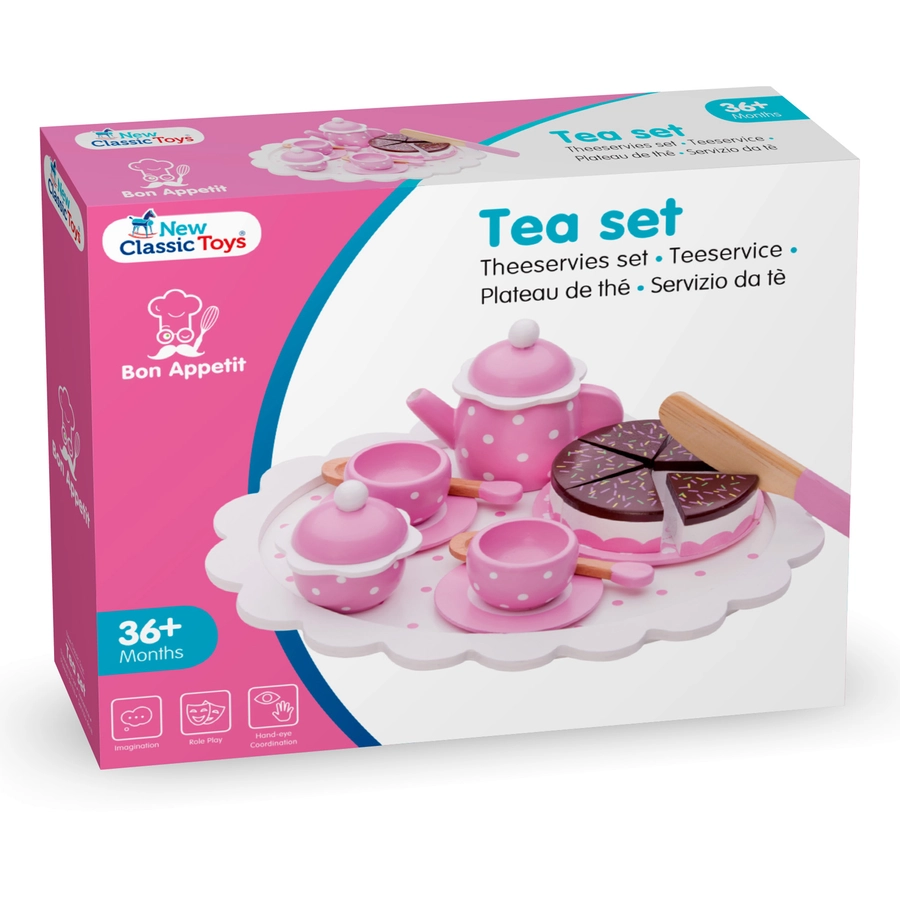 New Classic Toys Kaffeeservice mit Kuchen
