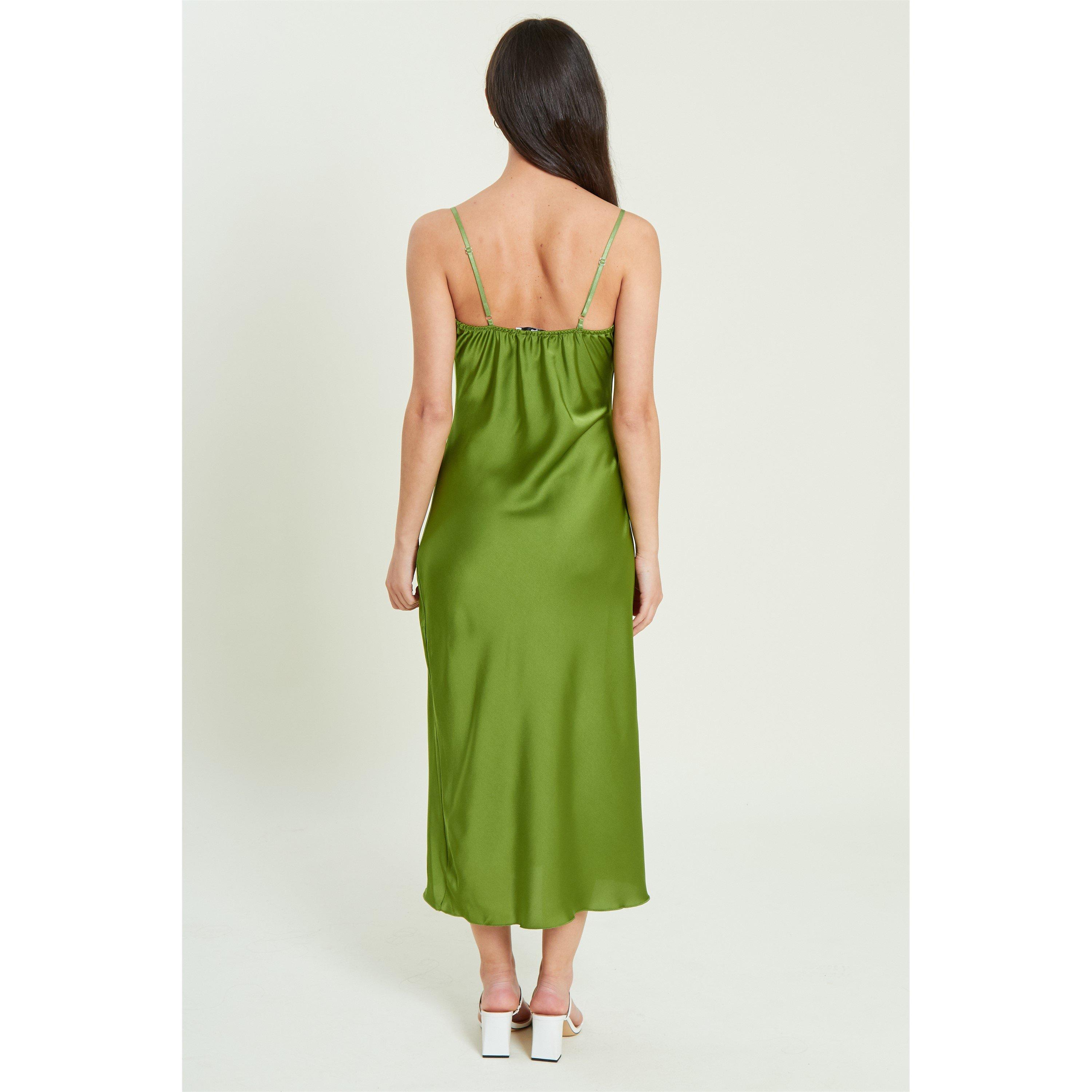 Be You Satin Satin Midaxi Dress