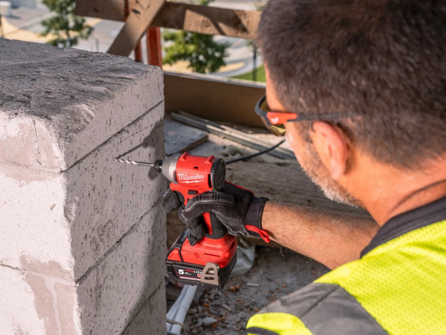 Milwaukee M18 BLIDRC-402C 18V Li-ion accu slagschroevendraaier (2x 4.0 Ah accu) set in koffer - 190Nm