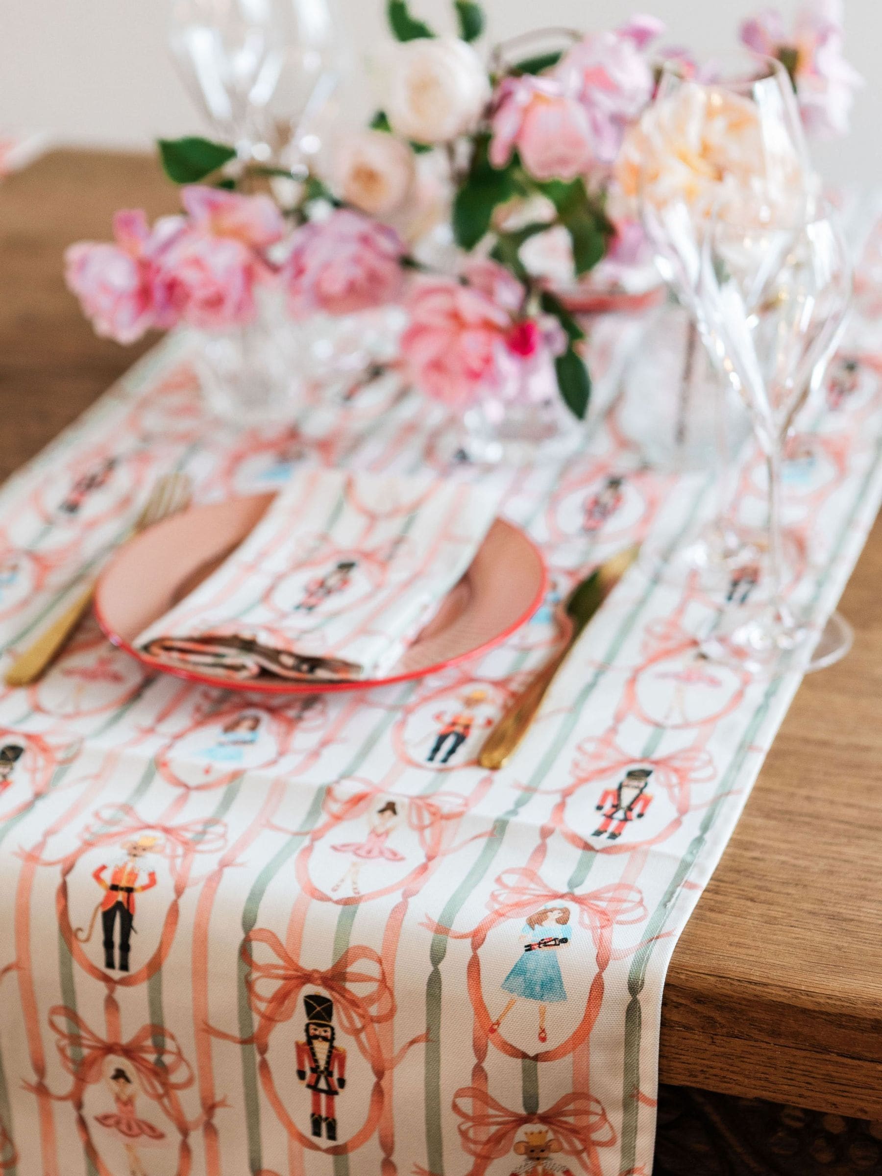 Avalon Home Candied Nutcracker Table Runner