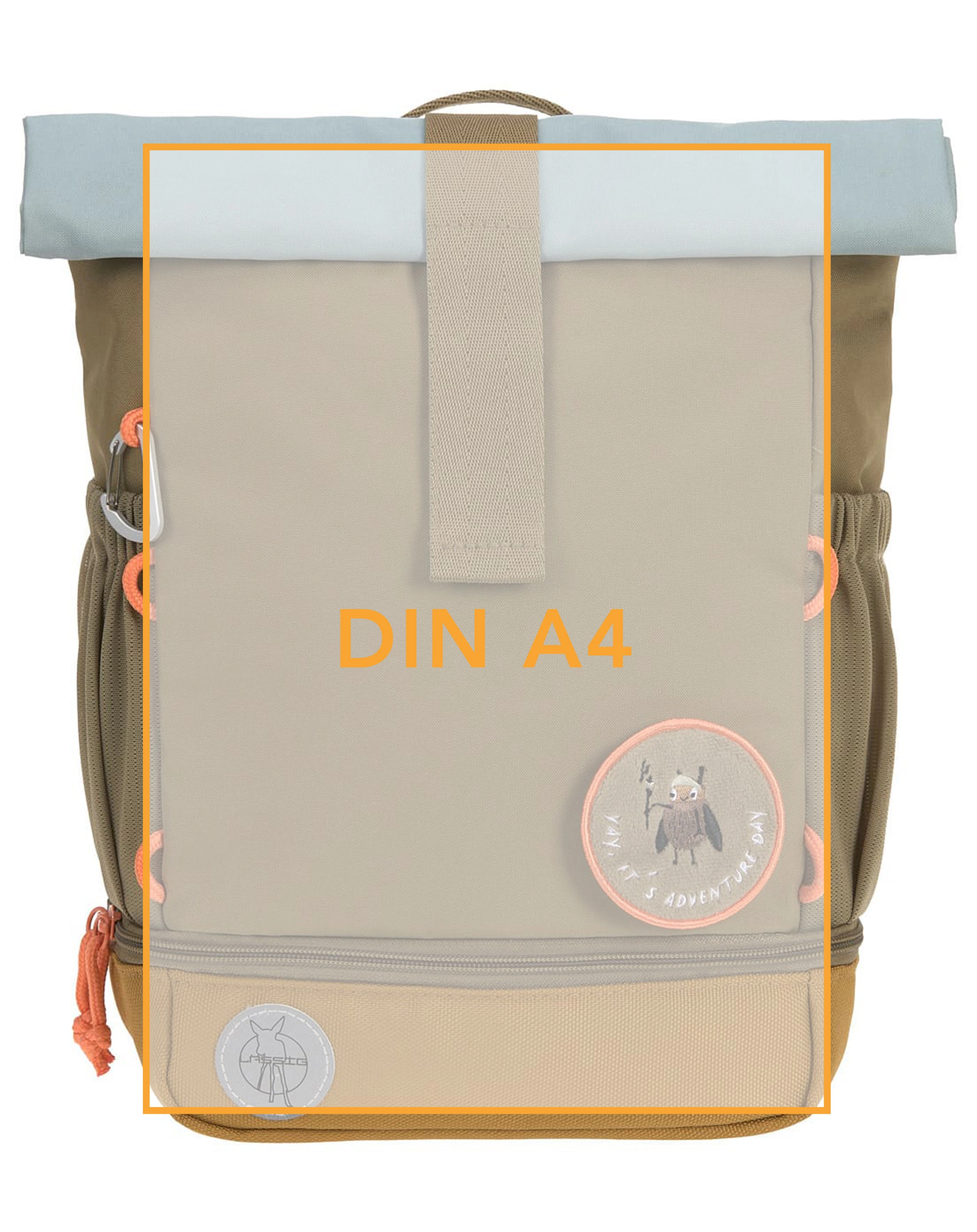 Rolltop-Rucksack NATURE (32,5x23x11) in olive