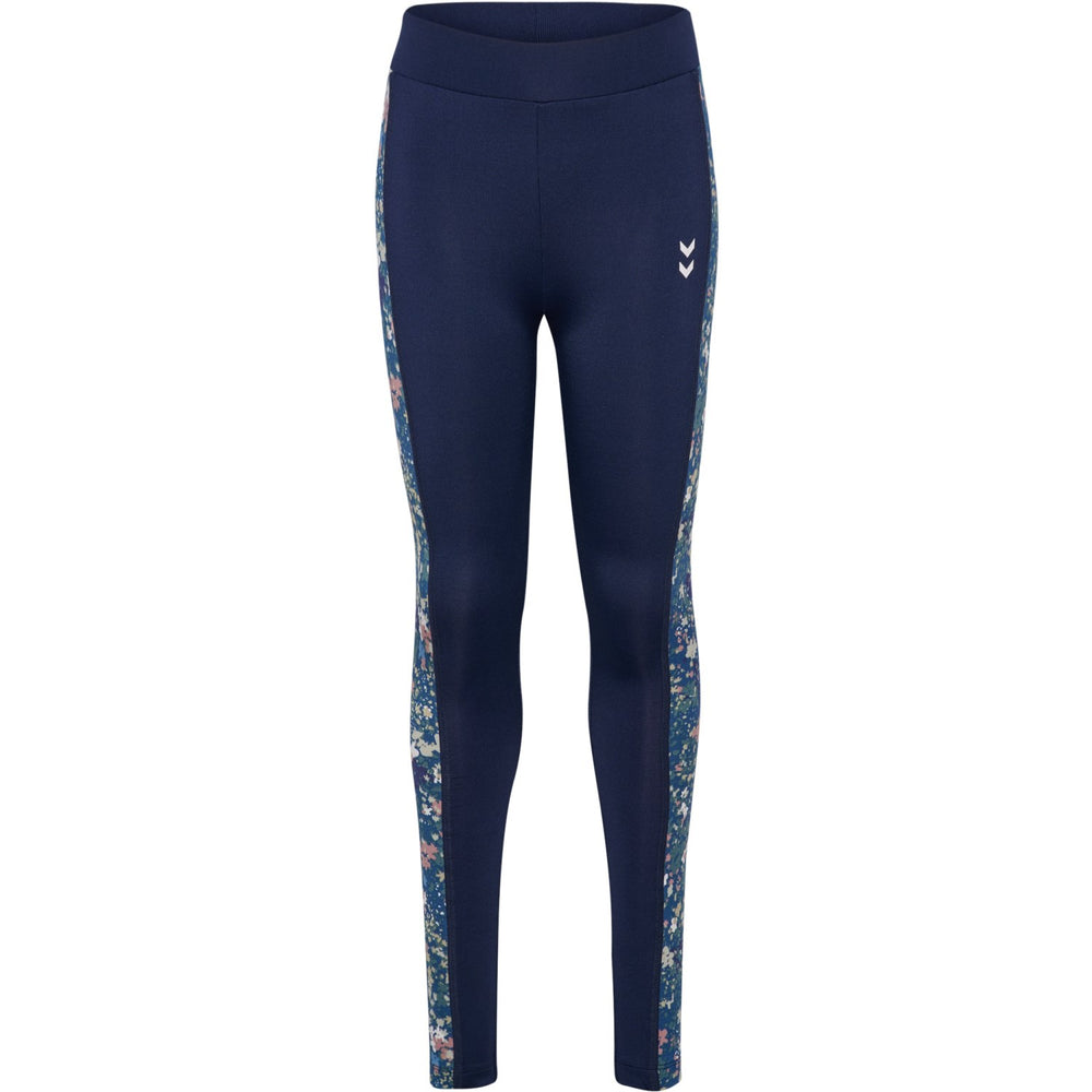 Køb Hummel Dress Blues/Riverside Mix Mid Waist Tights