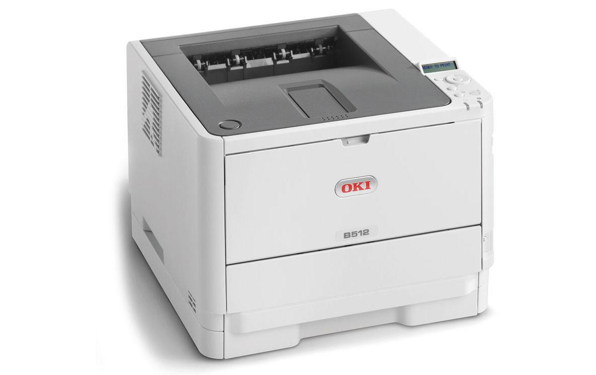 Drucker B512DN<br>A4-Monochrom-Laserdrucker für Arbeitsgruppen