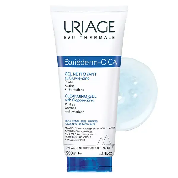 Uriage Bariéderm-Cica Gel de Limpeza Anti-Irritação para Pele Sensível 200ml