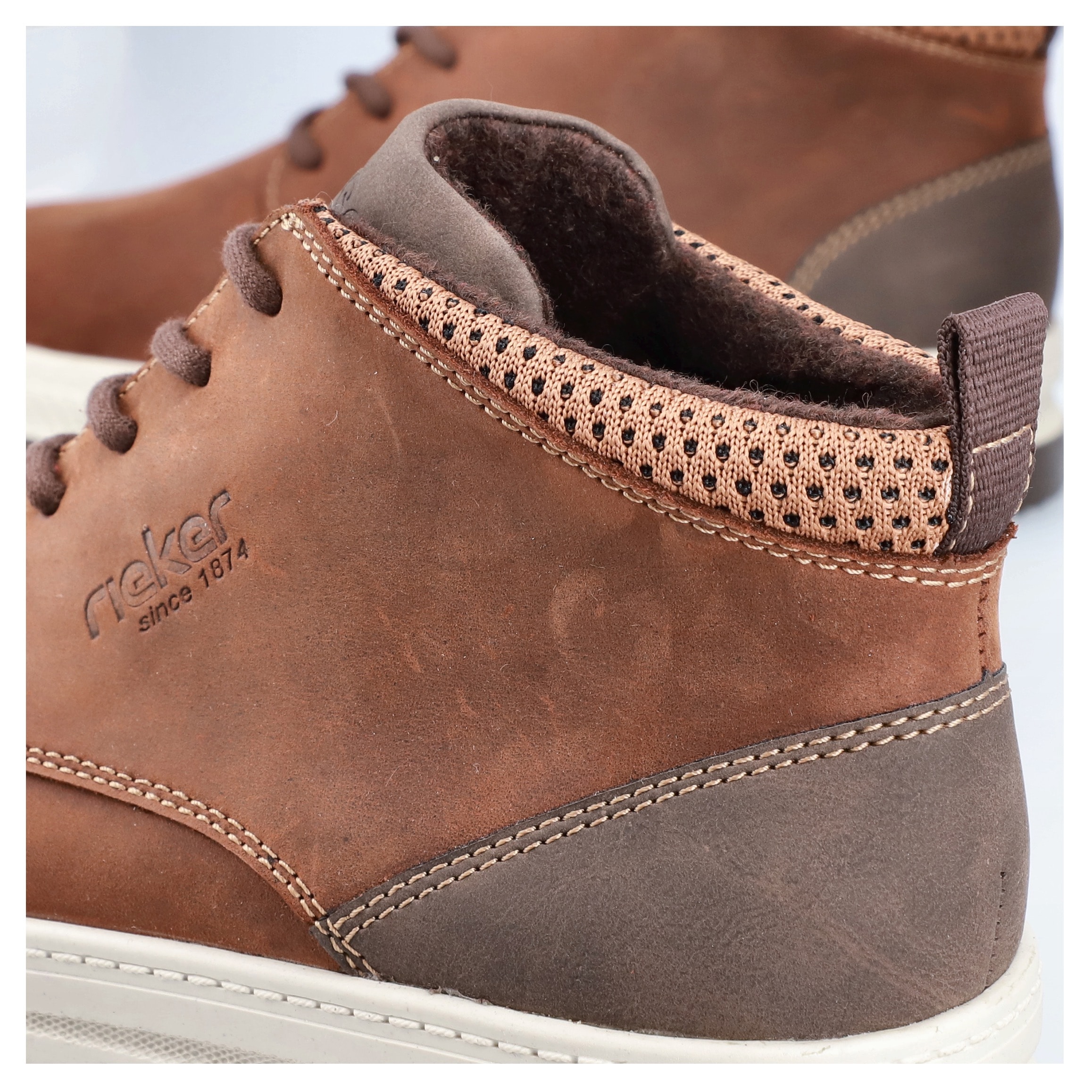 Rieker Schnürboots  mit gepolstertem Schaftrand