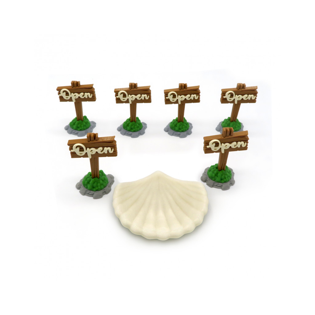 Marqueurs d'Ouverture et Coquille - Everdell