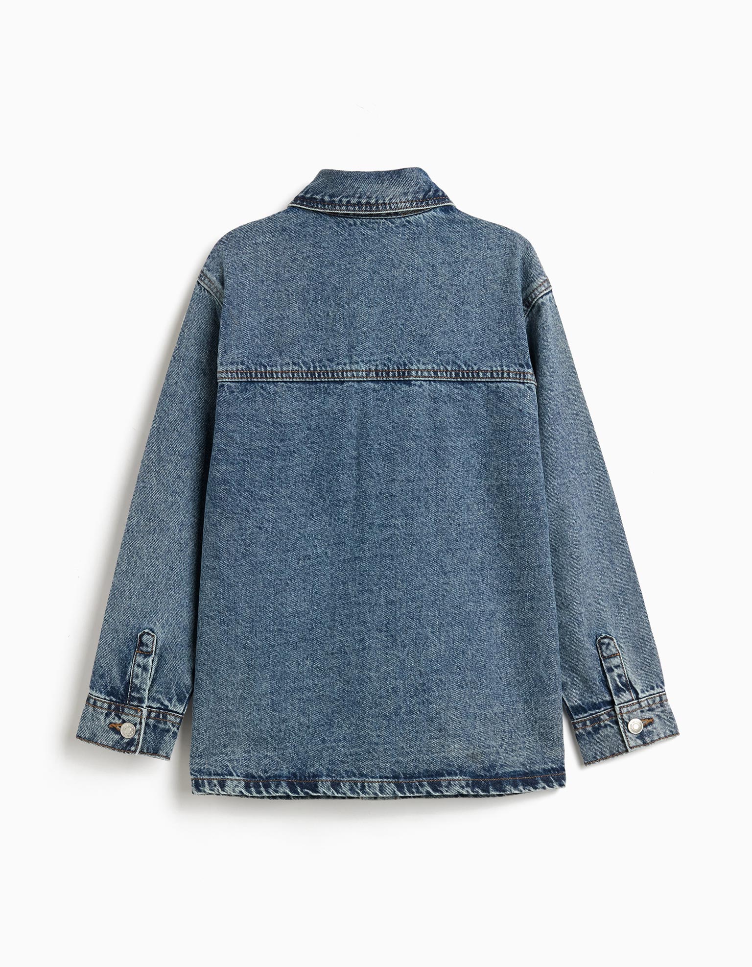 Sobrecamisa de Ganga, Menino, Azul Claro