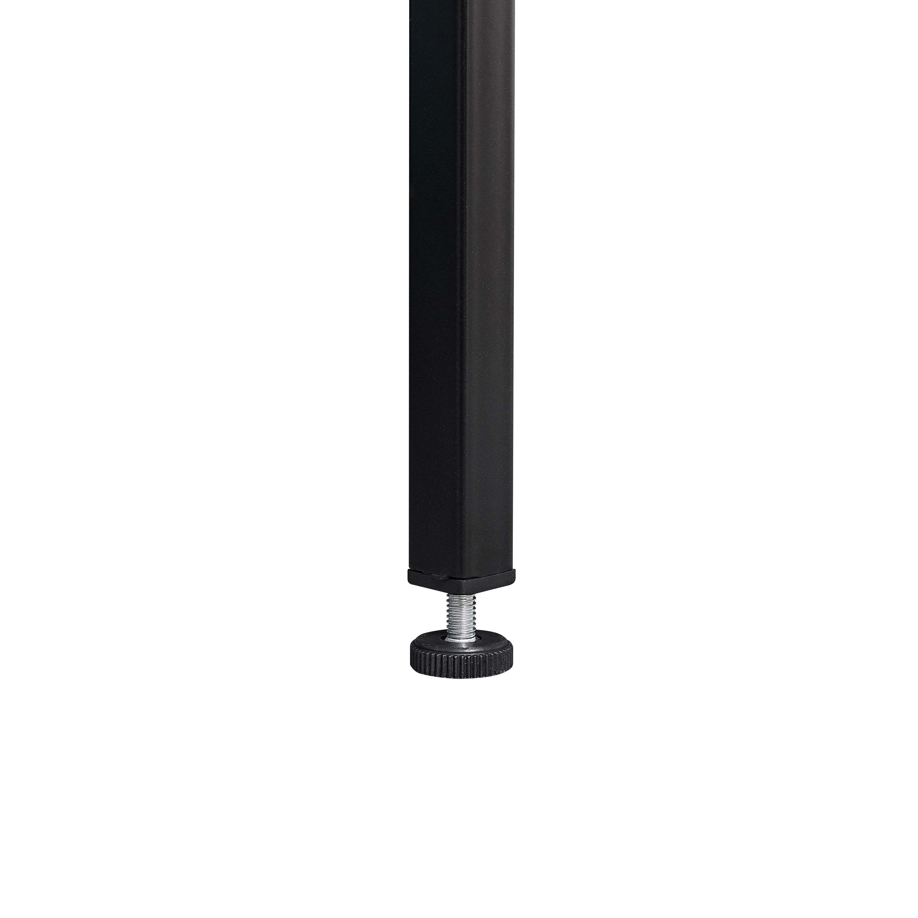 Kommode Metall KLAUS 80 x 101 cm schwarz