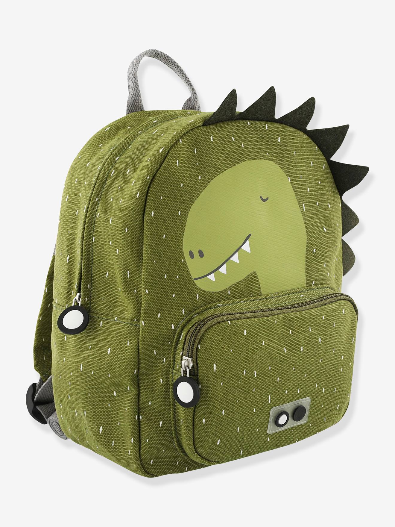 Mochila TRIXIE com estampa de animais, amarelo escuro, lisa.