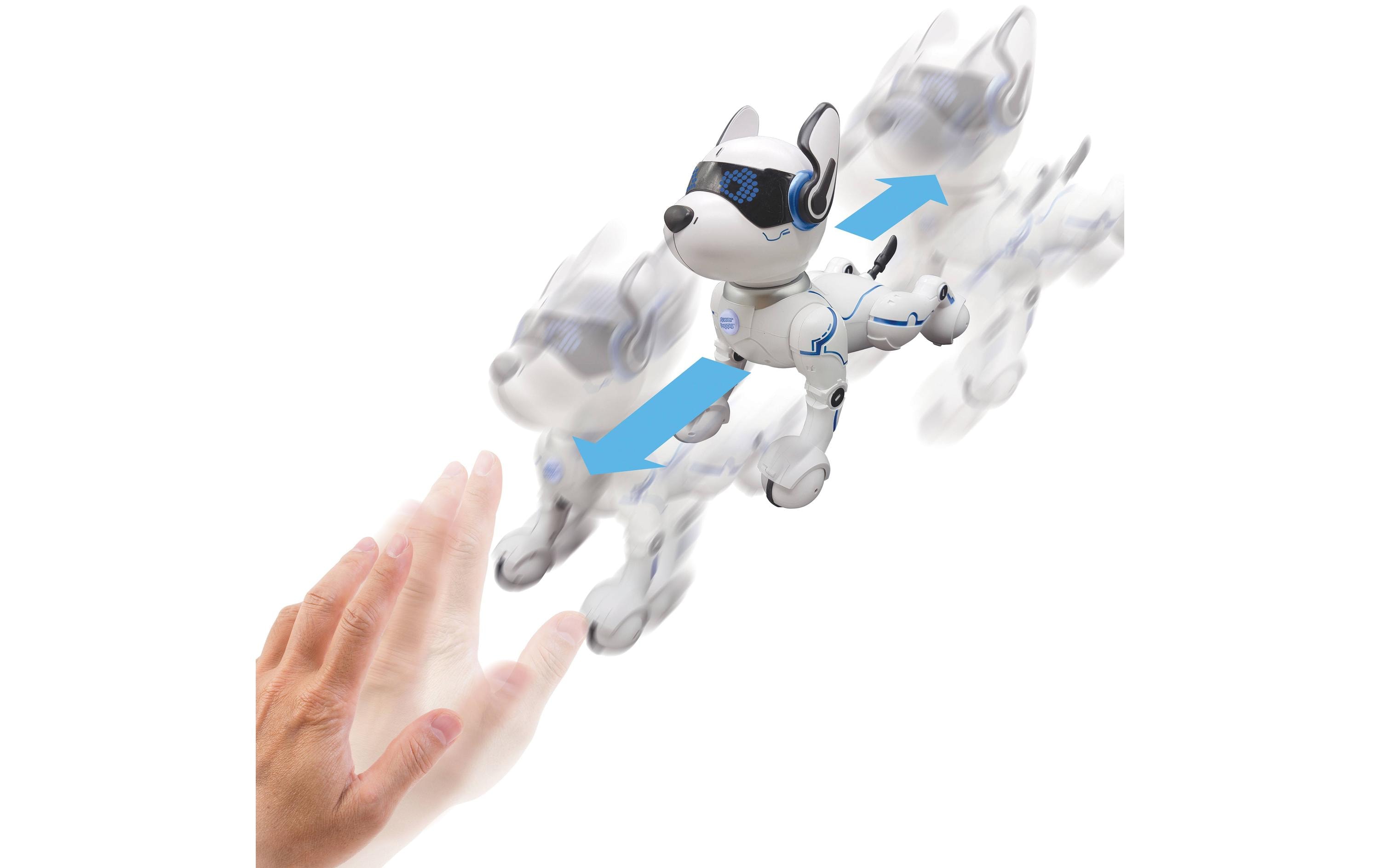 Power Puppy Roboterhund mit FernbedienungProgrammierbarer, taktiler Roboterhund mit Wissen