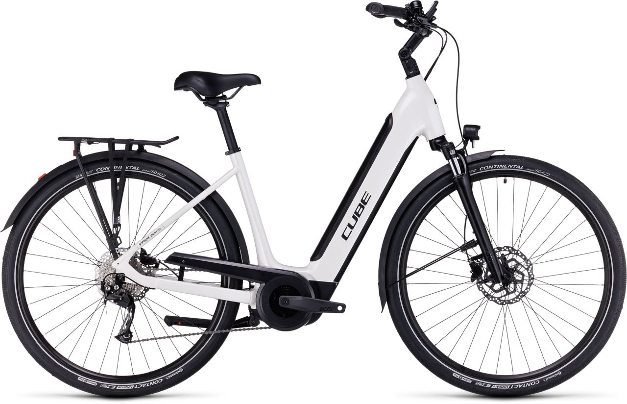 Cube Supreme Sport Hybrid ONE 500 Easy Entry white´n´black kaufen | Bike-Discount