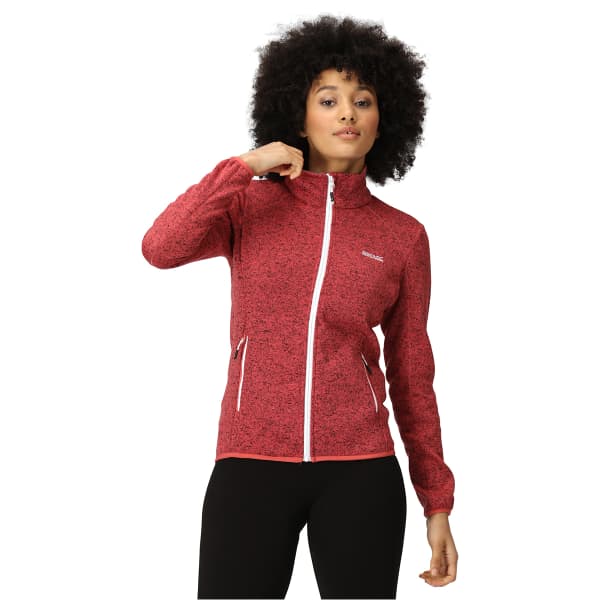 Veste polaire randonnée REGATTA W NEWHILL MINERAL RED (SEAL GREY)