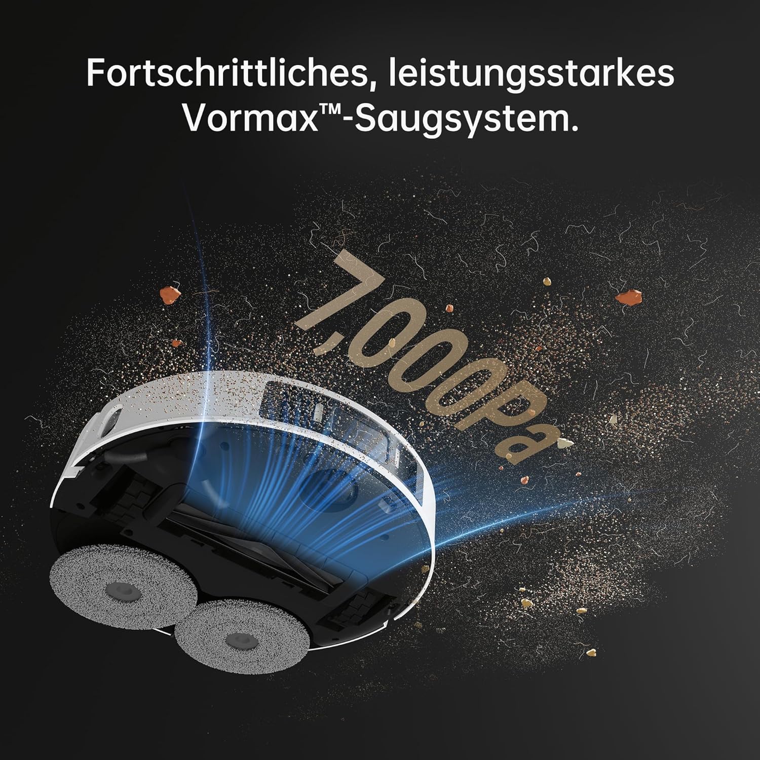 dreame L20 Ultra Roboter Staubsauger mit MopExtend-Technologie, Moppentfernung, anheben der Wischmopps, AI Action, 7000 Pa Saugroboter mit selbstreinigender Basisstation für Teppiche und Hartböden