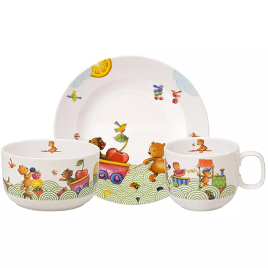 Villeroy & Boch Kindergeschirr Hungry as a Bear bunt