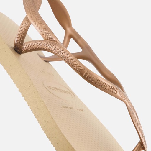 Havaianas Luna Slippers goud Rubber