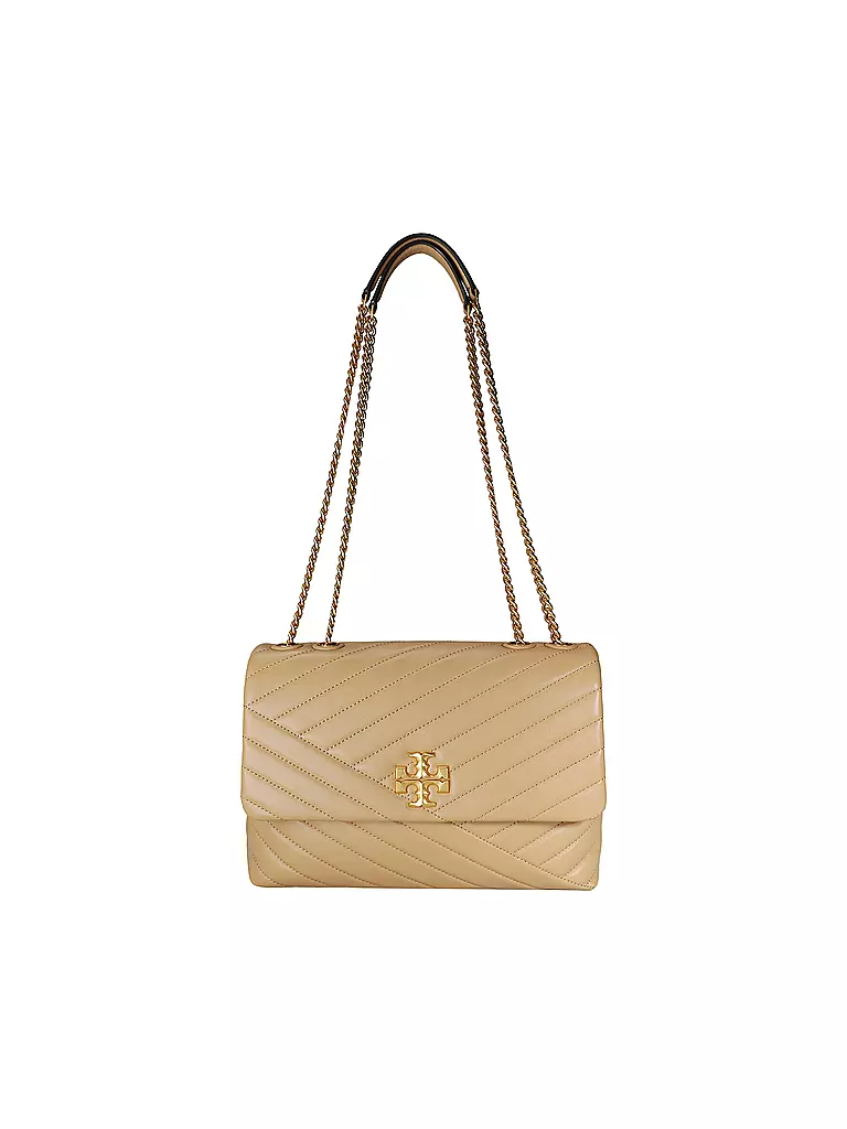 TORY BURCH Ledertasche - Umhängetasche KIRA creme