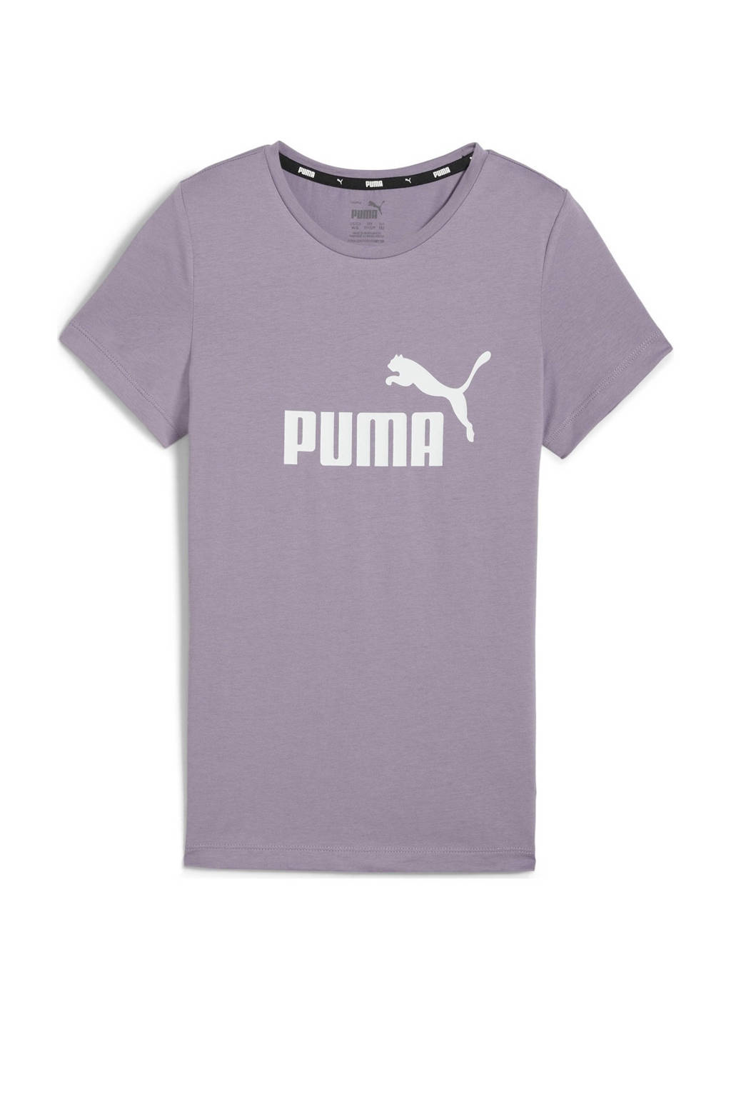Puma T-shirt met logo paars