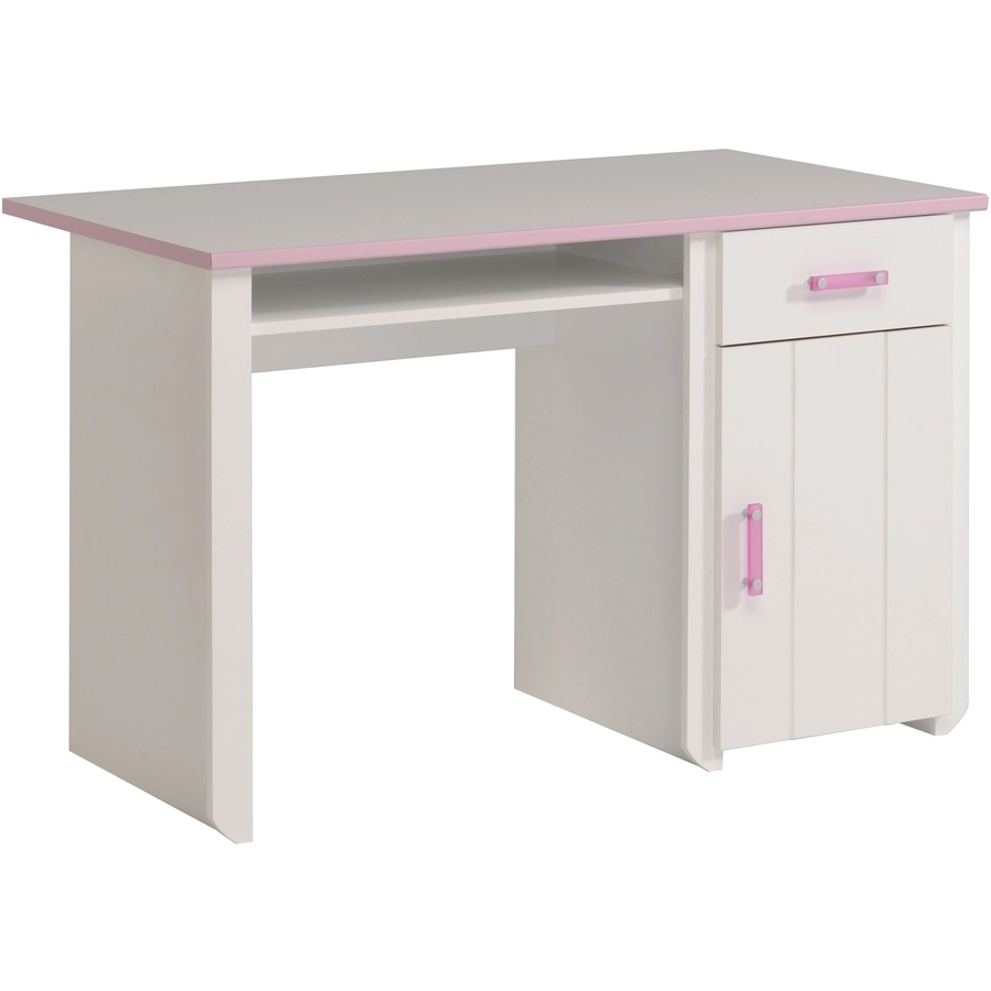 Parisot Kinderzimmer-Set Biotiful 13, 5-tlg Weiß-Rosa Weiß  Rosa