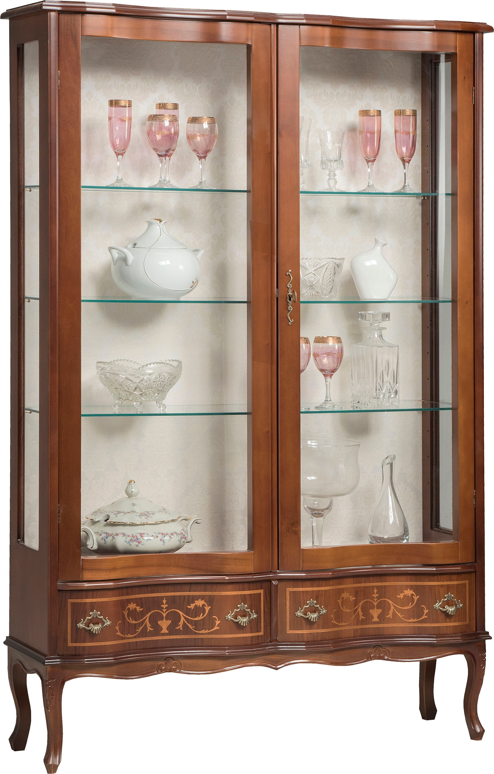 Home affaire Vitrine »PUCCINI 563« Höhe 170 cm