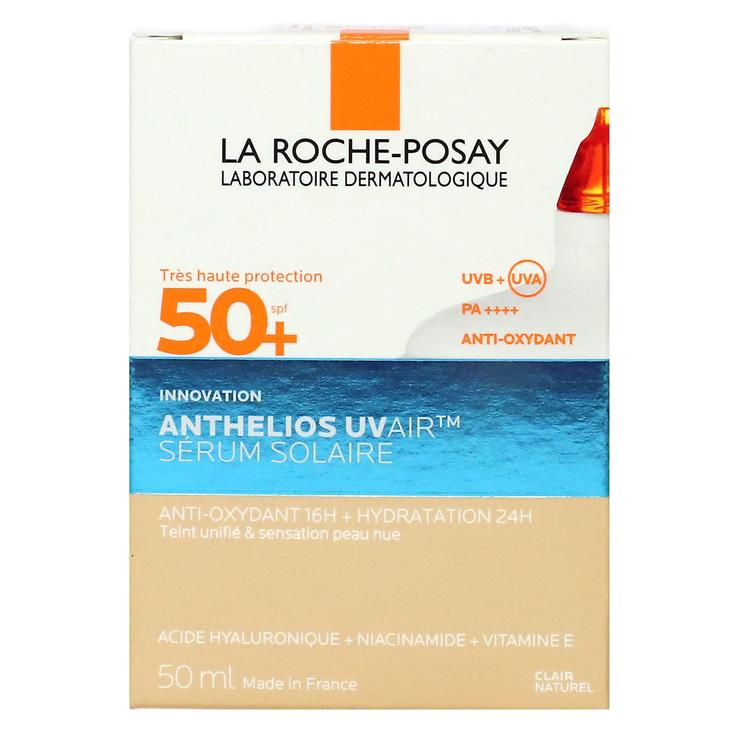 Anthelios Uvair serum solaire teinté clair naturel SPF50+ 50ml