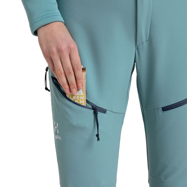 Pantalon ski de randonnée HAGLÖFS DISCOVER TOURING PANT W FROST BLUE