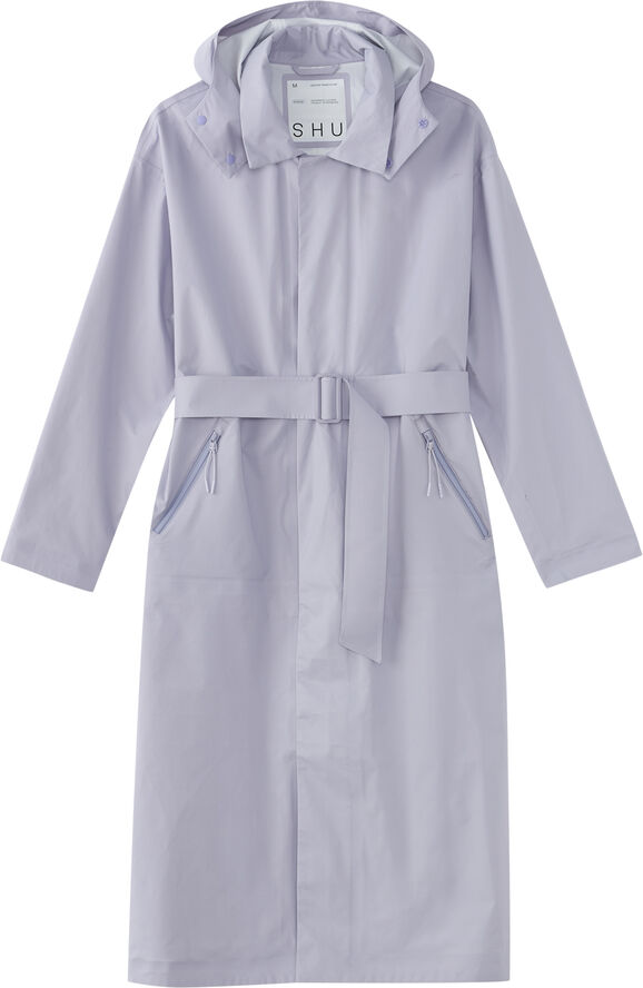 SHU SHU RIPSTOP TRENCH COAT W Lilac