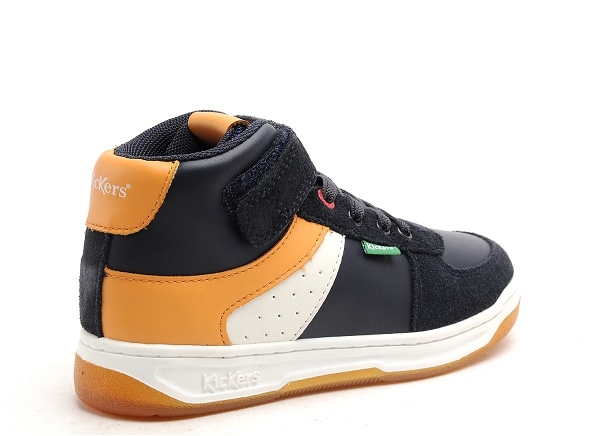 Kickers boots bottine enfant kickalien garcon bleu