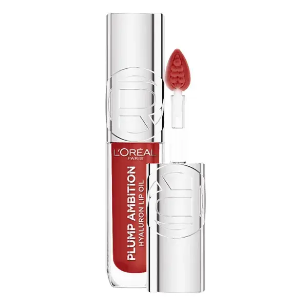 Óleo labial volumizador L'Oréal Paris Plump Ambition com ácido hialurônico, Cherry Cherie