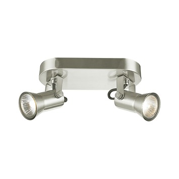 KARWEI spot Mic mat chroom 2-lichts