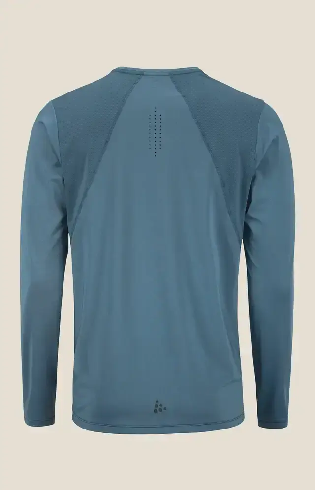 Craft ADV Essence 2 Hardloopshirt Lange Mouwen Blauw Heren