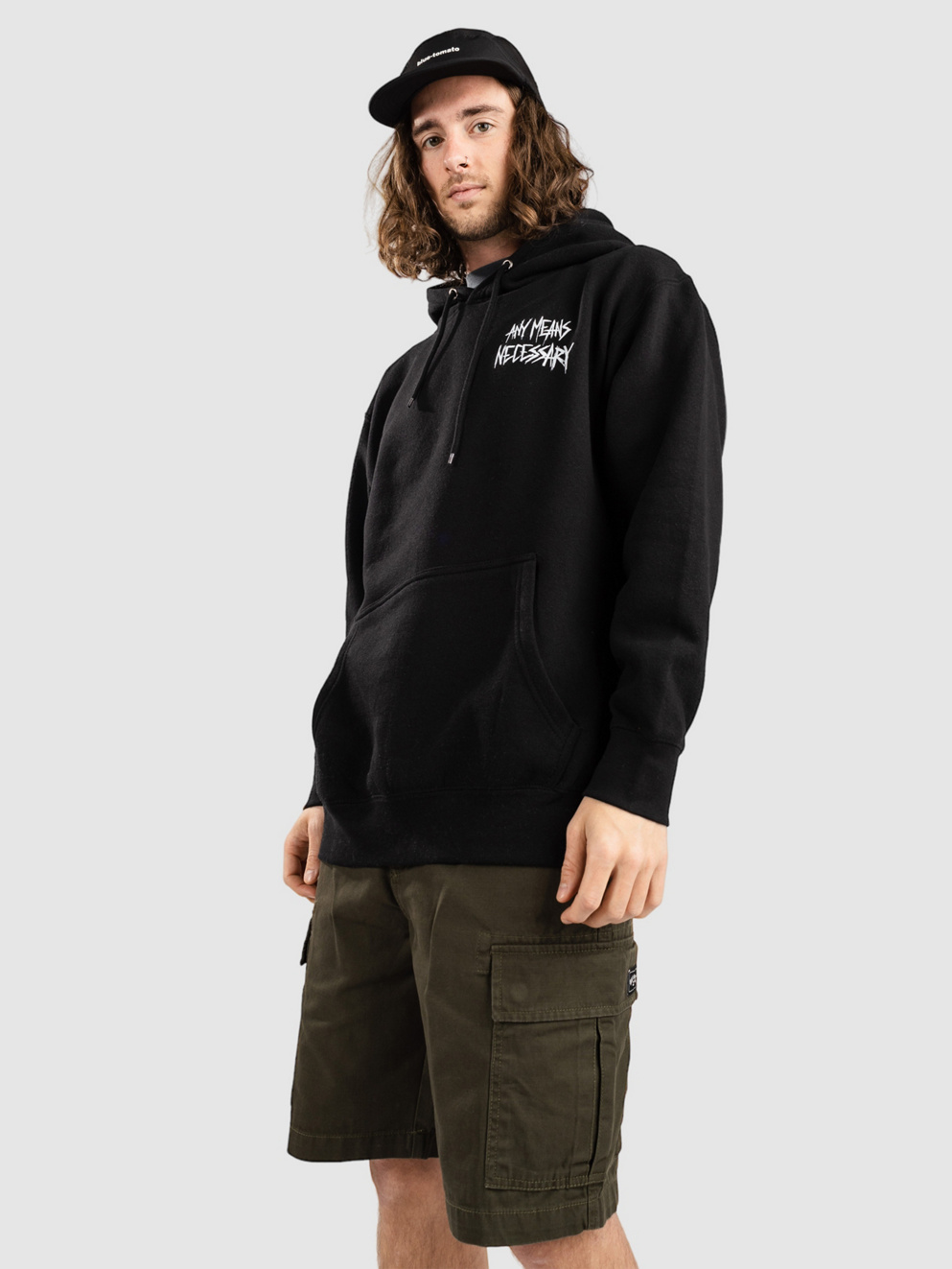 Any Means Necessary I Can Always Make You Smile Hoodie black