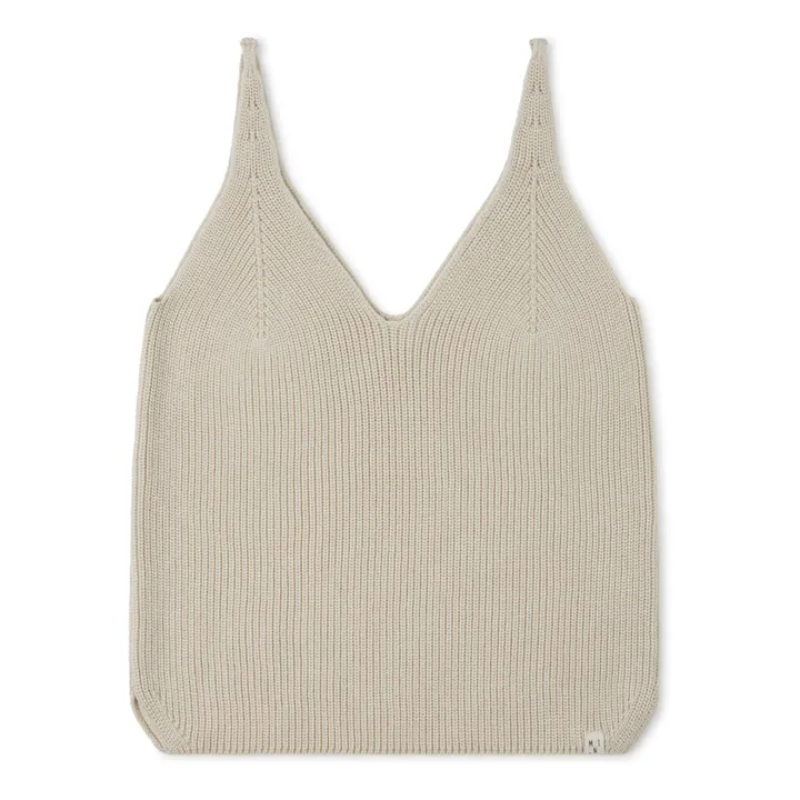 Matona Débardeur Maille Coton Bio | Beige
