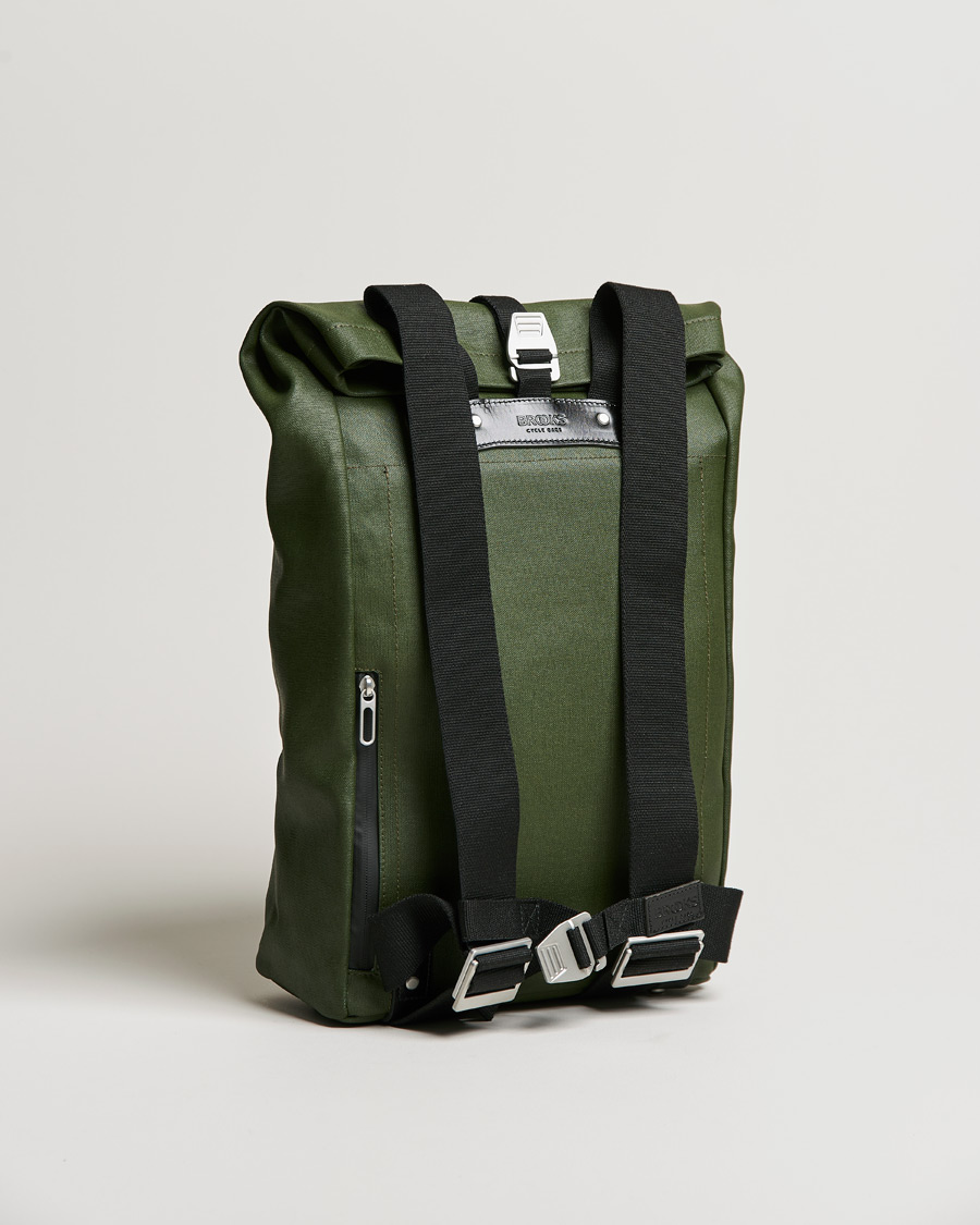 Brooks England Pickwick Cotton Canvas 26L Backpack Forest