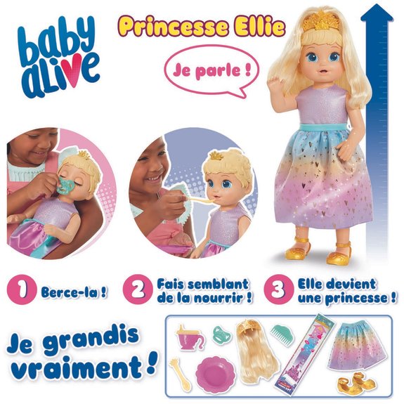 Baby Alive - Princesse Elllie grandit