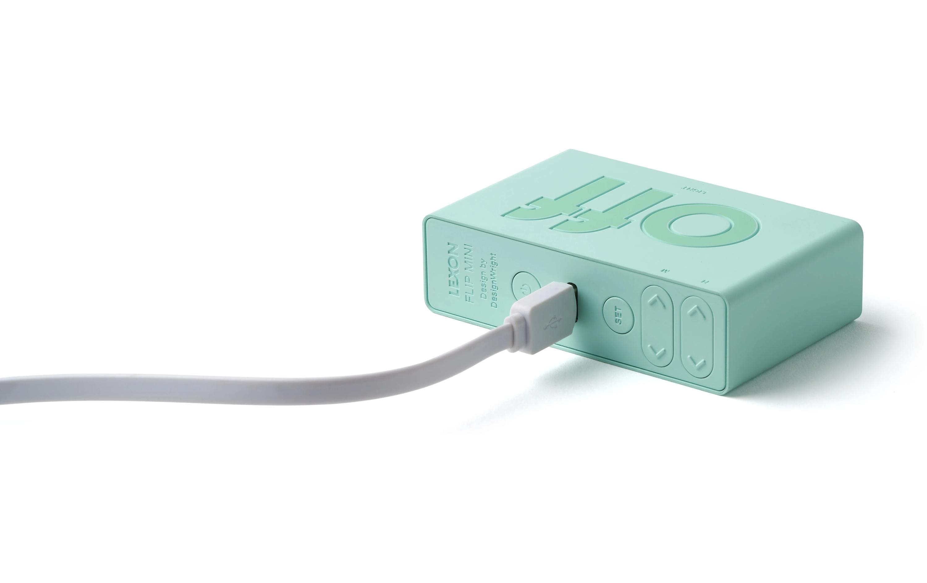 Digitalwecker Flip Mini MintMini LCD-Wecker mit Umkehrfunktion (On/Off)