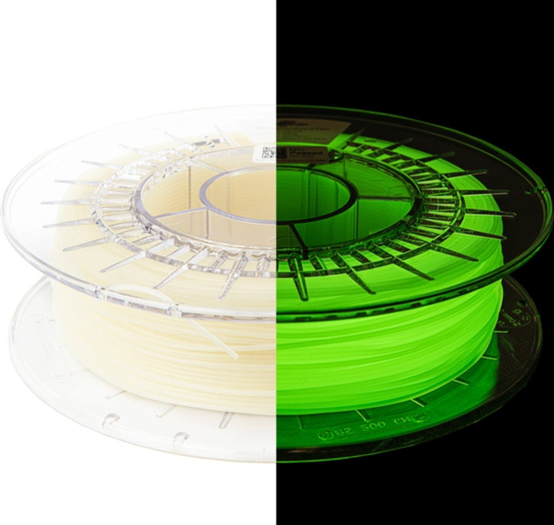 Spectrum  S-Flex 98A Glow in the Dark, 1,75 mm / 500 g    Flexibles Filament mit hoher Hydrolysebeständigkeit