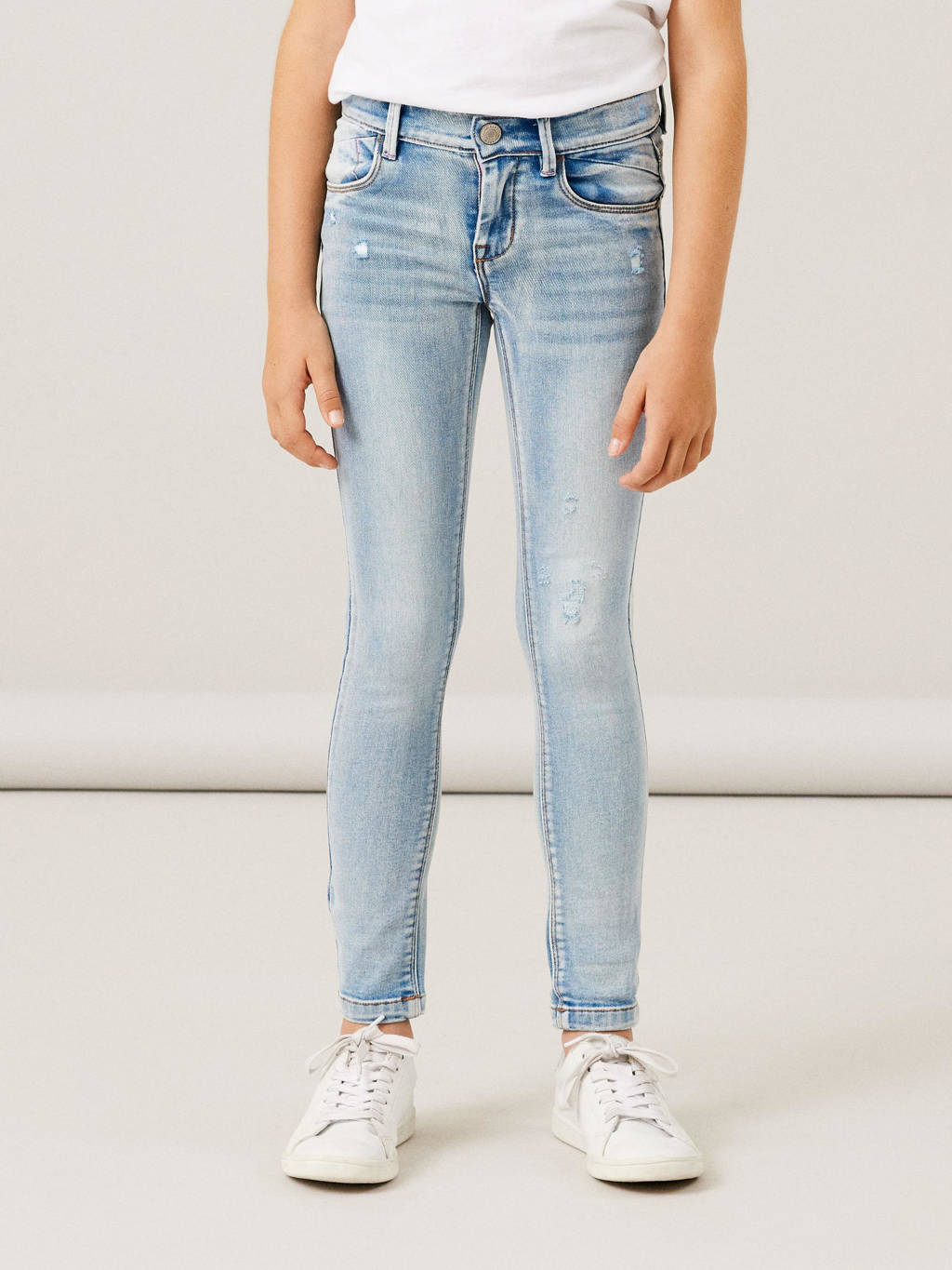 NAME IT skinny jeans NKFPOLLY light blue denim