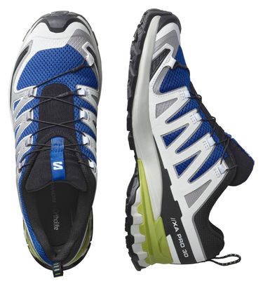 Chaussures Trail Salomon XA Pro 3D v9 Bleu/Vert Homme